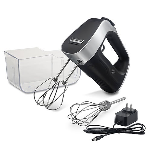 CORDLESS HAND MIXER W/ INFINITE SPEED CONTROL