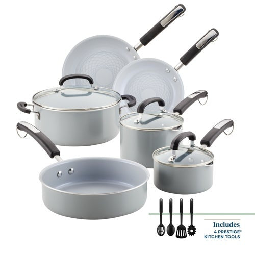13PC ECO ADVANTAGE HEALTHY CERAMIC NONSTICK COOKWARE SET