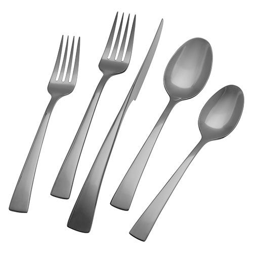 BELLASERA SLATE 20PC 18/10 FLATWARE SET